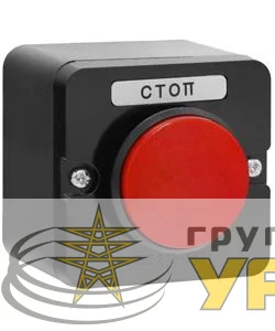Пост управления ПКЕ 212-1 У3 10А 660В 1 элемент красн. гриб накладной IP40 Электротехник ET519064