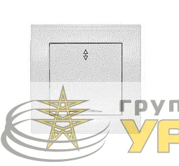 Переключатель проходной 1-кл. СП Бриллиант 10А IP20 с подсветкой бел. UNIVersal 7947380