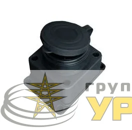 Розетка настенная 16А IP44 250В (еврослот) с заглушкой с заземл. каучук UNIVersal 602229
