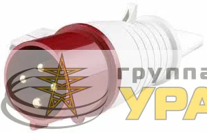 Вилка переносная 024 32А 3P+PE 380В IP44 ВП-102 DEKraft 26005DEK