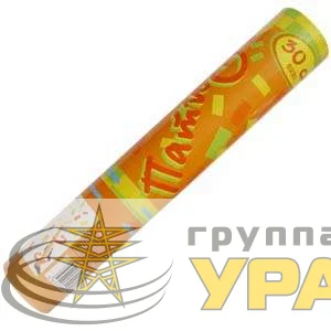 Пневмохлопушка (твист) 8230 30см разноцв. папиросная бумага 5-8м (уп.12шт) SHLights 4607144112185