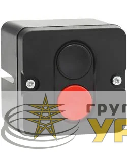 Пост управления ПКЕ 212-2 У3 10А 660В 2 элемента черн. и красн. цилиндр накладной IP40 Электротехник ET519068