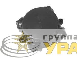Коробка распределительная ОП 75х53мм 4-х рожк. КЭМ1-10-4Б карбол 0300-00030