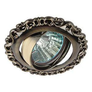 Светильник KL59 SB литой MR16 12В/220В 50Вт бронза ЭРА 