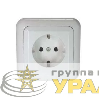 Розетка 1-м СП РС10-307 10А IP20 евро стандарт бел. БЕЛ. ЦЕРКОВЬ РС10-307