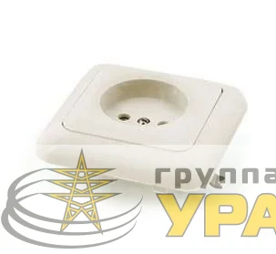Розетка 1-м СП РС10-005 10А IP20 бел. БЕЛ. ЦЕРКОВЬ РС10-005