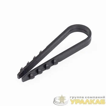 Дюбель-хомут ДХ 5-10 для круглого кабеля нейлон черн. (уп.100шт) Fortisflex 