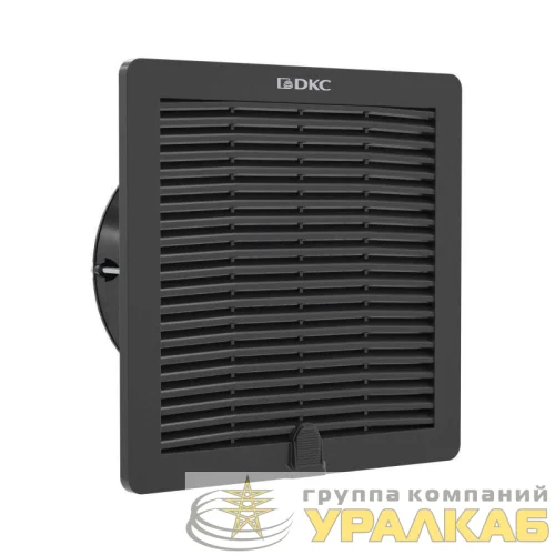 Вентилятор с фильтром RV 140м3/ч 24В DC 205х205мм IP54 RAL9005 DKC R5RV13024B детальная картинка