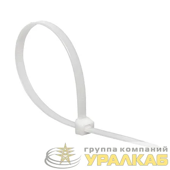 Хомут кабельный 4.8х200 нейл. бел. (уп.100шт) EKF plc-c-4.8x200