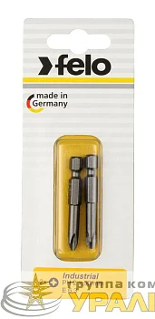 Бита крестовая Industrial PH 2х50 (блист.2шт) FELO 03202536 Бита крестовая Industrial PH 2х50 (блист.2шт) FELO 03202536
