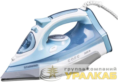 Утюг SIR2650 2600Вт голубой/бел. STARWIND 1462029 детальная картинка