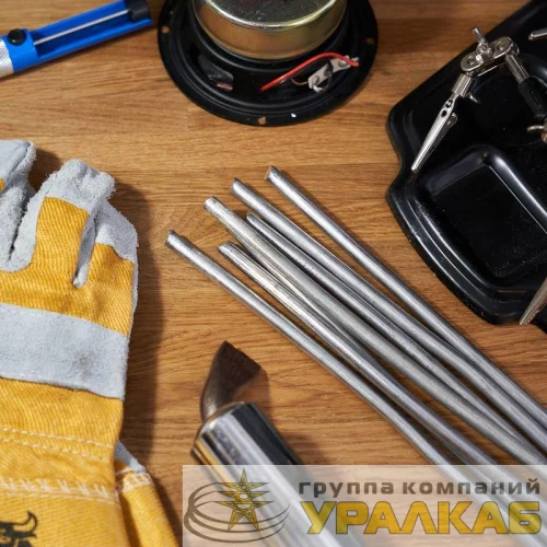 Припой пруток ПОС-30 (d8мм L400мм 200±10гр) Rexant 09-3531 детальная картинка