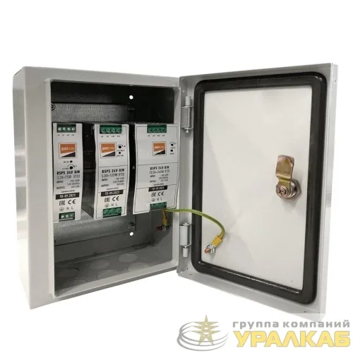 Блок питания для светодиодной ленты BSPS DIN 24В 10.0А=240Вт IP20 AL Pro+ JazzWay 