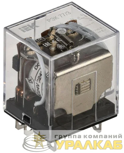 Реле РЭК 77-3 10А 24В DC IEK RRP10-3-10-024D детальная картинка