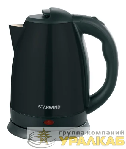 Чайник 1.8л. 1800Вт (нерж. сталь/пластик) черн. SKS2050 STARWIND 1507366 детальная картинка