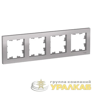 Рамка 4-м AtlasDesign универс. алюм. SE ATN000304
