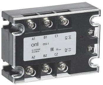 Реле твердотельное OSS-1 25А 380В AC 3-32В DC ONI 