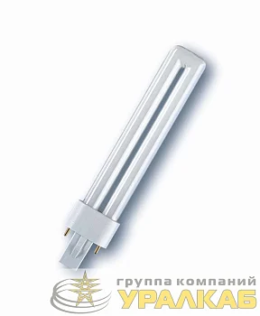 Лампа люминесцентная компактная DULUX S 9Вт/830 G23 OSRAM 4099854123528