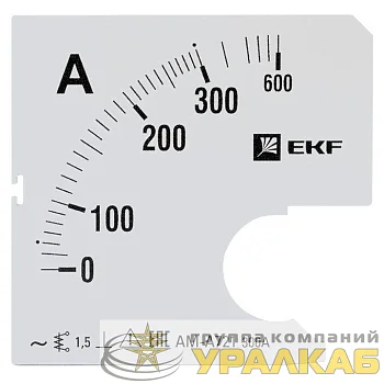 Шкала сменная для A721 300/5А-1.5 PROxima EKF 