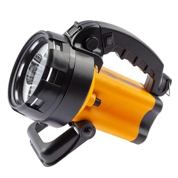 Фонарь-прожектор PA-604 АЛЬФА 3х1ВтLED SMD аккум. литий 3А.ч сигнал.св. ЗУ 220В+12В (инд. упак.) ЭРА 