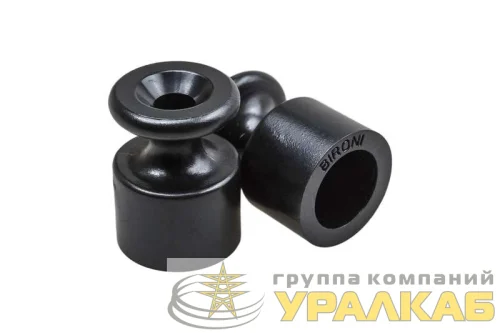 Изолятор ОП пластик черн. (уп.100шт) Bironi B1-551-23-100 детальная картинка