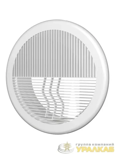 Решетка вентиляционная вытяжная фланец 100х143мм бел. ERA 