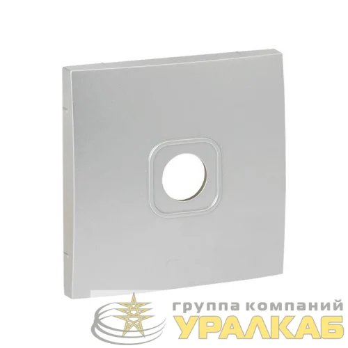 Панель лицевая Валенсия для розетки TV 1-м 75Ом 5-862МГц сталь PROxima EKF ESA00-L-027-30 детальная картинка