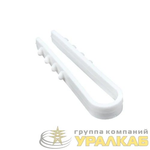 Дюбель-хомут d5-10мм для круглого кабеля бел. (уп.50шт) PROxima EKF plc-ncs50-5x10w детальная картинка