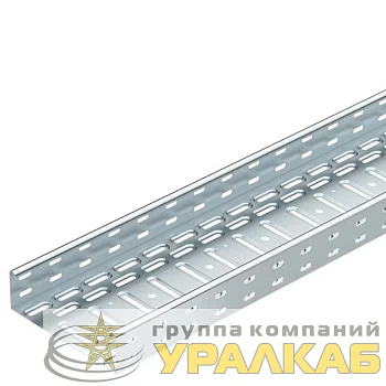 Лоток листовой перфорированный 200х60 L3000 сталь 0.7мм LKS 620 FS RU оцинк. (аналог 50х200) OBO 6048914