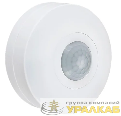 Детектор движения ДД 025 1200Вт 360град. 6М IP20 бел. IEK LDD11-025-1200-001 детальная картинка