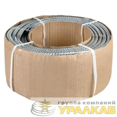 Металлорукав Р3-ЦХ-15 d15мм с протяжкой (уп.100м) EKF mrzn-15-100 детальная картинка