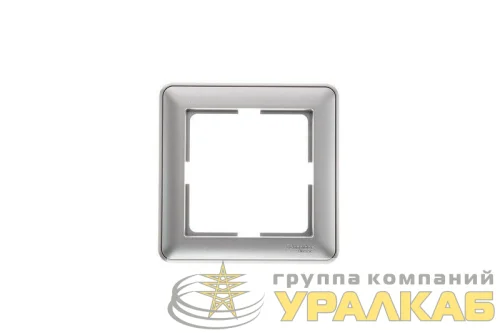 Рамка 1-м W59 матов. хром SE KD-1-58 детальная картинка