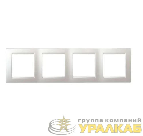 Рамка 4-м Simon15 бел. Simon 1500640-030 детальная картинка