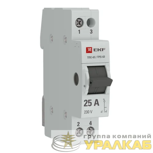 Переключатель трехпозиционный ТПС-63 1P 25А PROxima EKF 