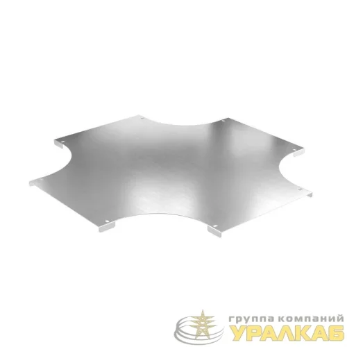 Крышка на ответвитель X-образ. 300 толщ. 2мм R300 в комплекте с крепеж. эл. алюм. DKC 