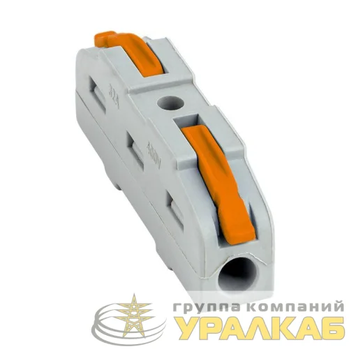 Клемма строительно-монтажная СМК проходная 222-421 1п 0.08-4кв.мм (уп.25шт) PROxima EKF 