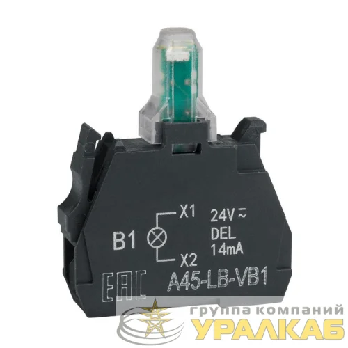 Блок световой OptiSignal D22 A45-LB-VB1 бел. 24VACDC ZBVB1 КЭАЗ 332202 детальная картинка