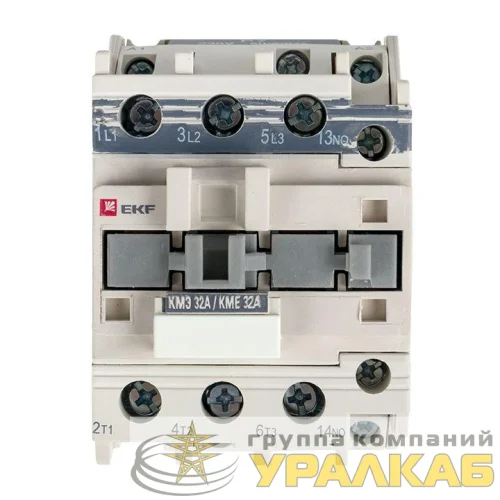 Контактор КМЭ 32А кат. 220В AC 1НЗ EKF 