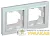 Рамка 2-м IP44 BRITE РУ-2-БрЖ-44 жемчуж. IEK BR-M22-44-K36