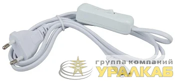 Шнур сетевой 1.5м с выкл. и разъемом C7 для светильников LLED Эра 