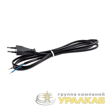 Шнур для бра 1.8м ШВВП 2х0.5 черн. UX-ШВВП-1.8m-B ЭРА Б0044070