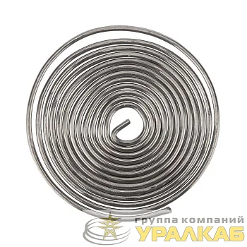 Припой с канифолью ПОС-61 d1.5мм спираль (1м) REXANT 09-3115