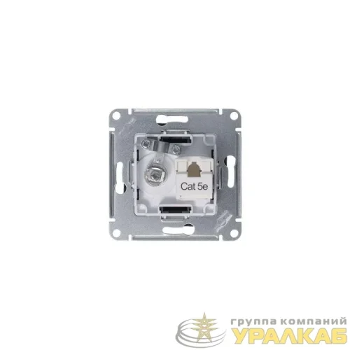 Розетка компьютерная + телевизионная 2-м AtlasDesign RJ45 кат.5E + TV механизм грифель SE 