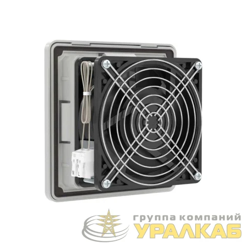 Вентилятор с решеткой и фильтром 44/46куб.м/ч 230В IP54 DKC R5RV12230 детальная картинка