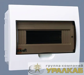 Корпус встраиваемый ЩРВ-П-12 22х28х9 12мод. IP41 пластик. DEKraft 