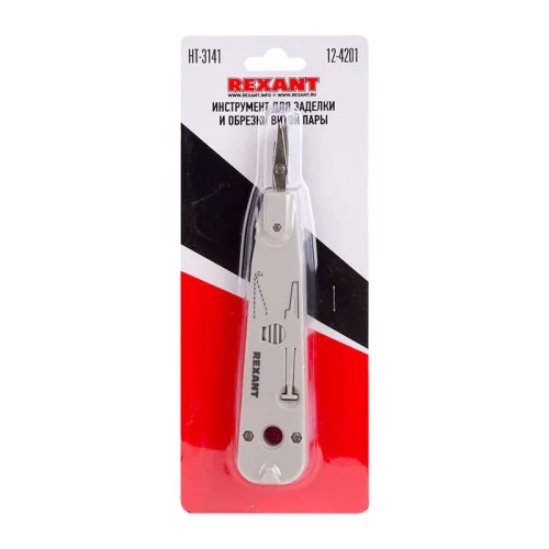 Инструмент для заделки и обрезки витой пары 110 (ht-3141) Rexant 12-4201 детальная картинка