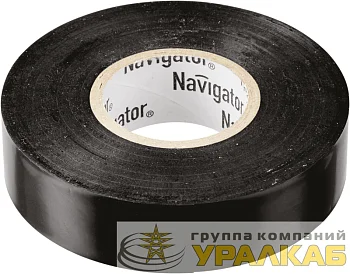 Изолента ПВХ 15мм (рул.20м) черн. NIT-B15-20/BL Navigator 71103