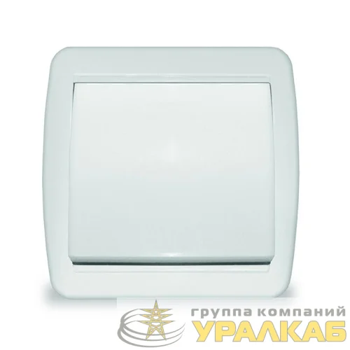 Выключатель 1-кл. ОП Клио 10А IP44 бел. UNIVersal К2221 детальная картинка