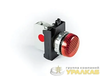 Арматура сигнальная со светодиодом 12-30 В перем. и пост. тока красн. EMAS 