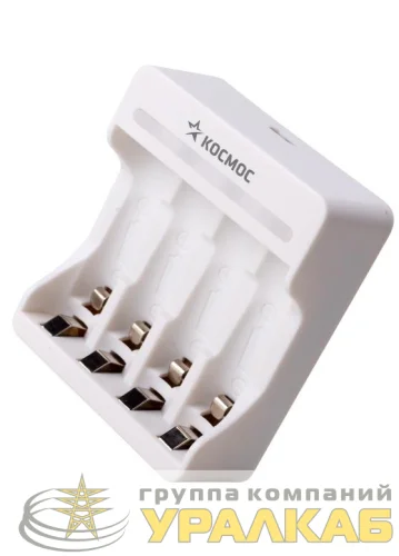 Устройство зарядное для аккум. батареек AA; AAA 4 слота КОСМОС KOC803USB детальная картинка